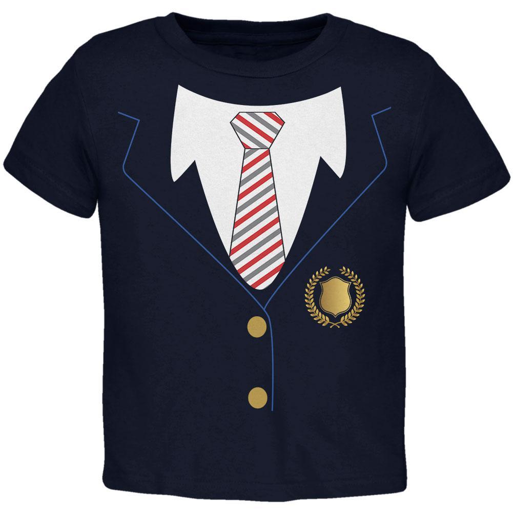 Halloween American School Girl Costume Toddler T Shirt
