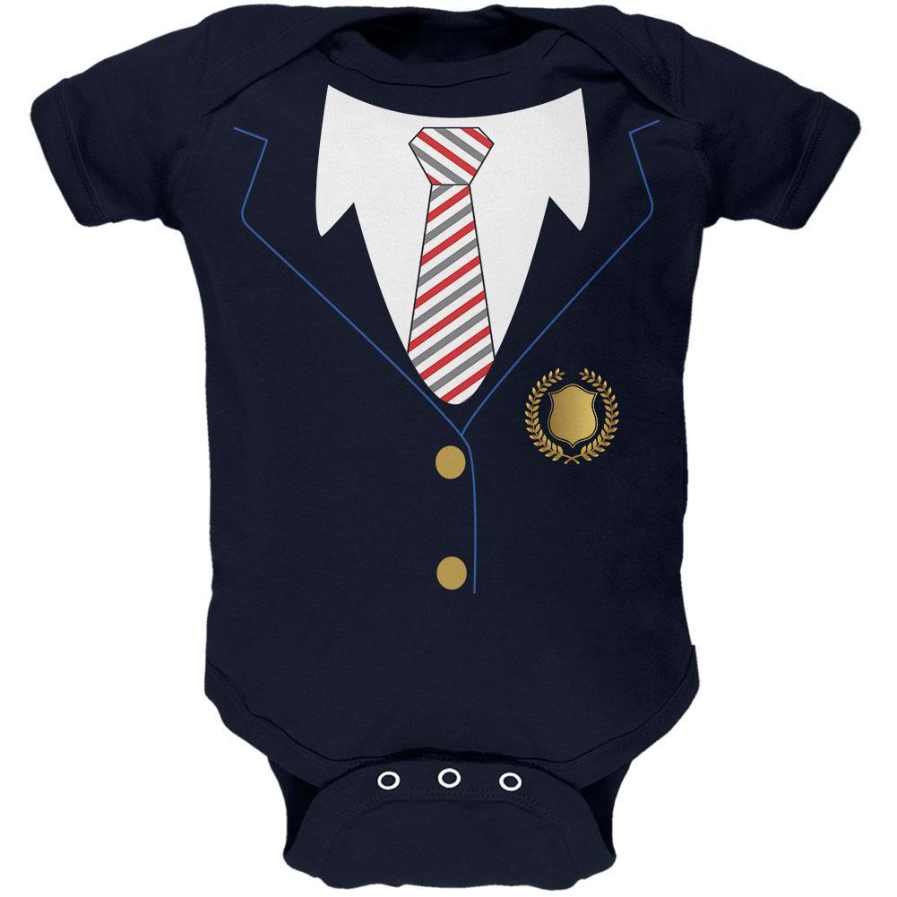 Halloween American School Girl Costume Soft Baby One Piece