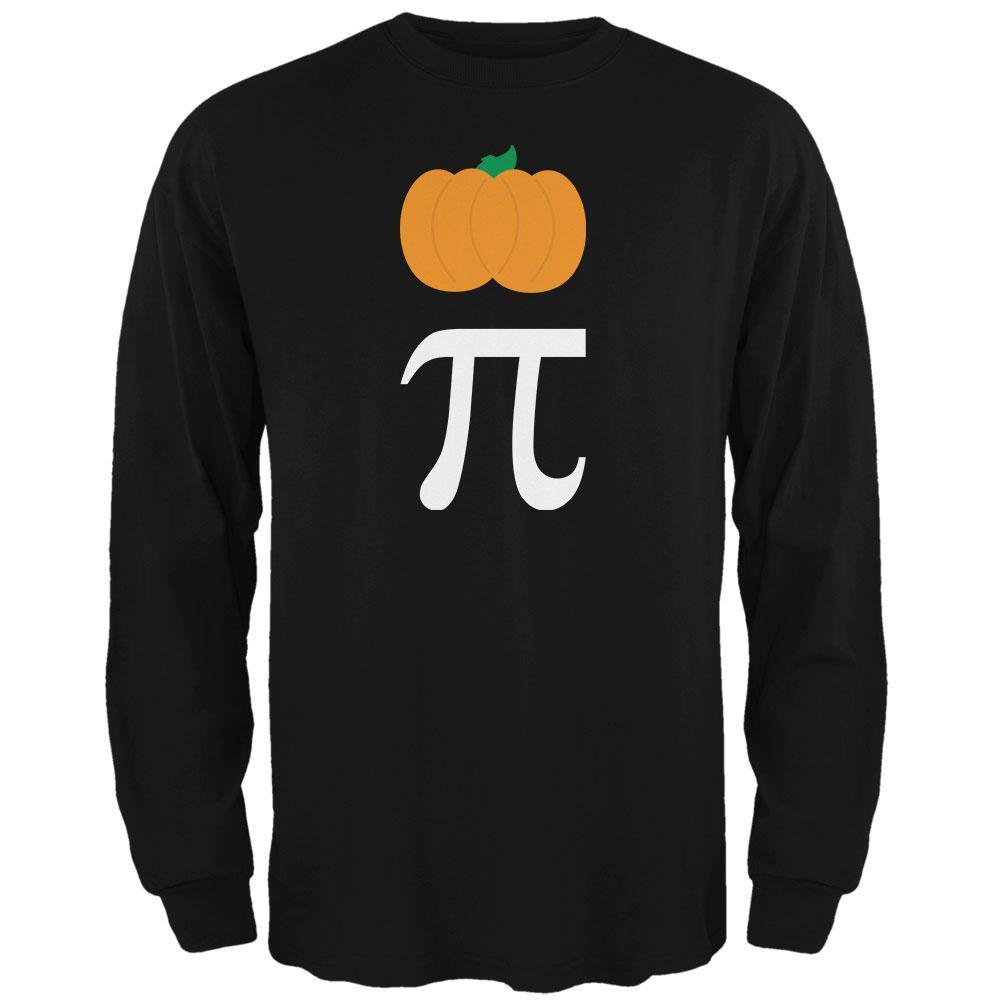 Halloween Math Pi Costume Pumpkin Day Mens Long Sleeve T Shirt