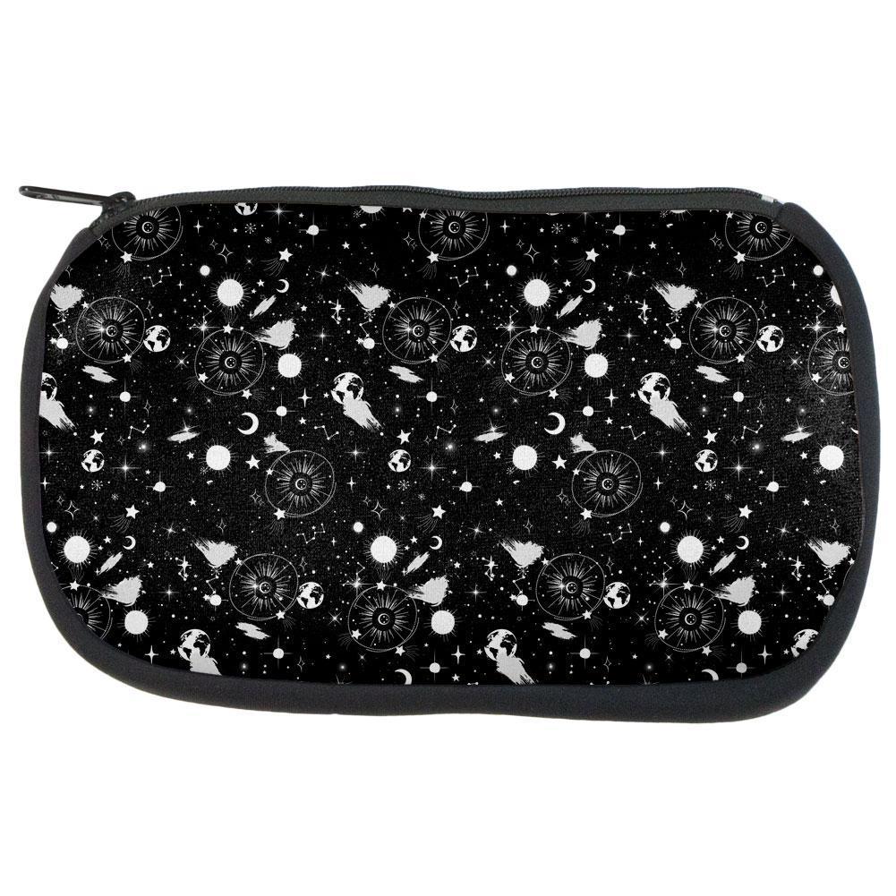Halloween Galaxy Astronomy Pattern Makeup Bag