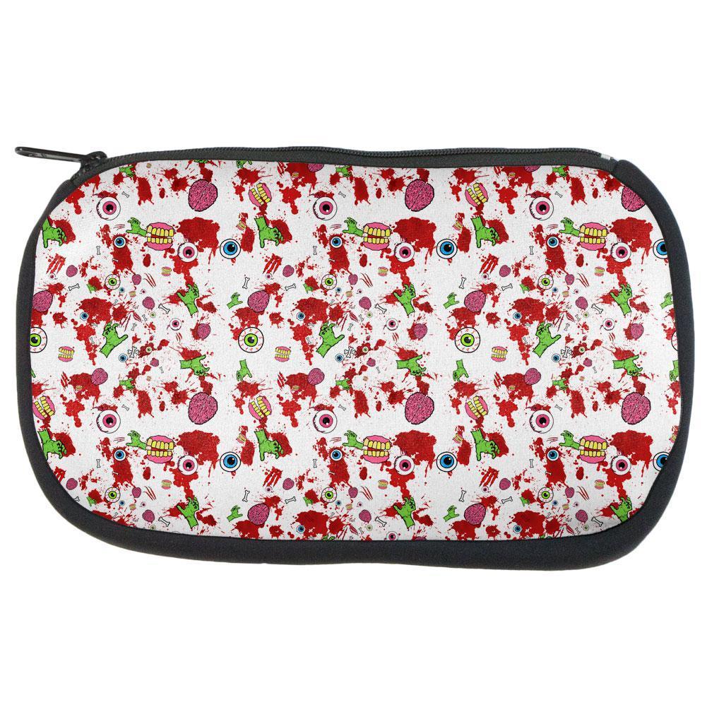 Halloween Zombie Elements Pattern Makeup Bag
