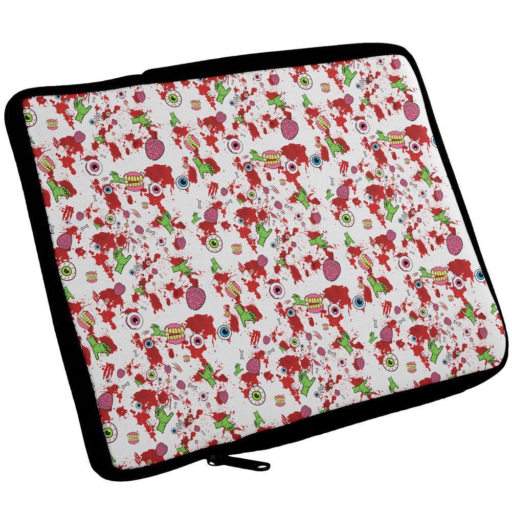 Halloween Zombie Elements Pattern iPad Tablet Sleeve