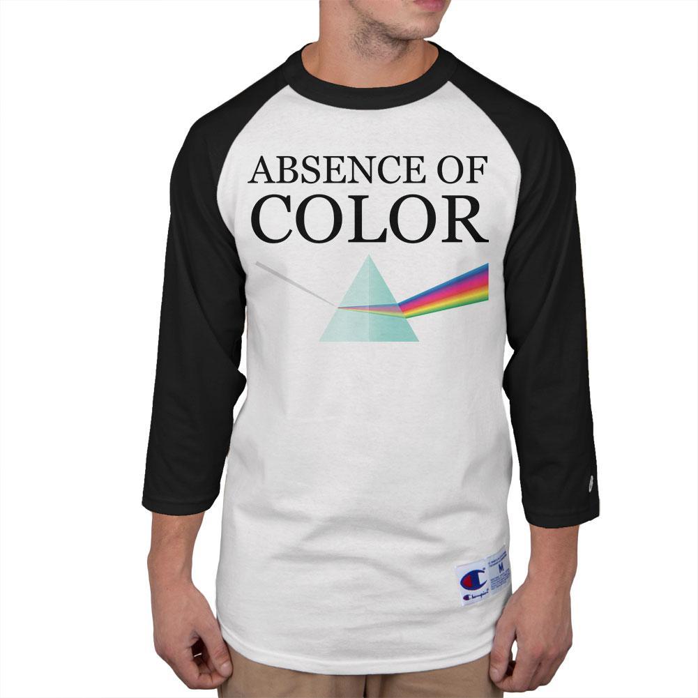 Halloween Absence of Color Costume Mens Raglan T Shirt