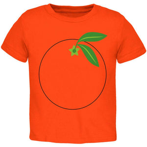 Halloween Fruit Orange Costume Toddler T Shirt
