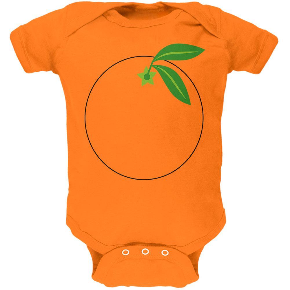 Halloween Fruit Orange Costume Soft Baby One Piece