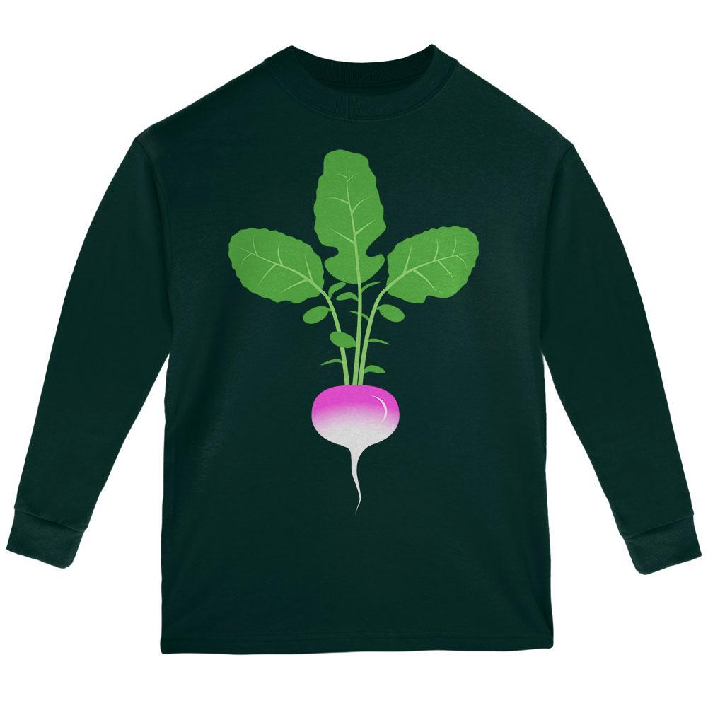 Halloween Vegetable Turnip Costume Youth Long Sleeve T Shirt
