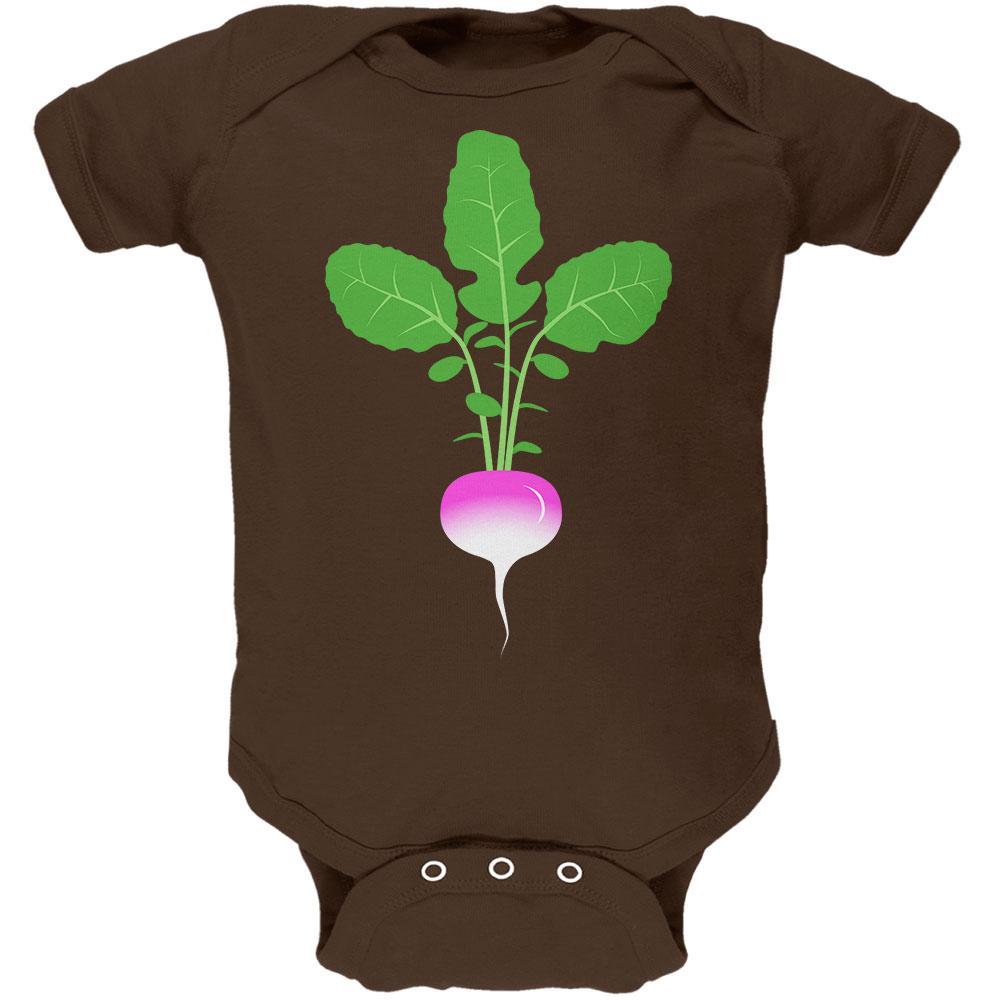 Halloween Vegetable Turnip Costume Soft Baby One Piece