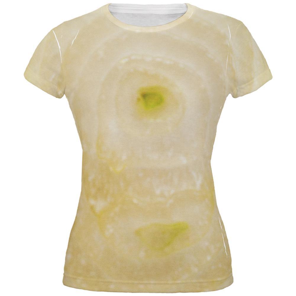 Halloween Yellow Sweet Onion Costume All Over Juniors T Shirt