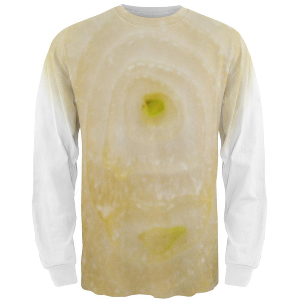 Halloween Yellow Sweet Onion Costume All Over Mens Long Sleeve T Shirt