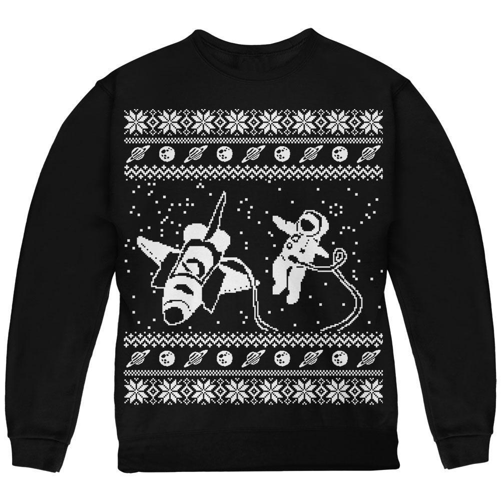 Astronaut in Space Ugly Christmas Sweater Youth Sweatshirt