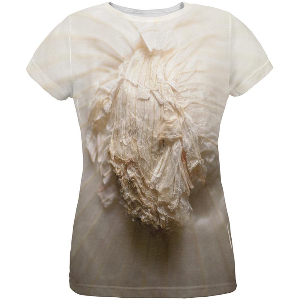 Halloween White Onion Costume All Over Womens T Shirt
