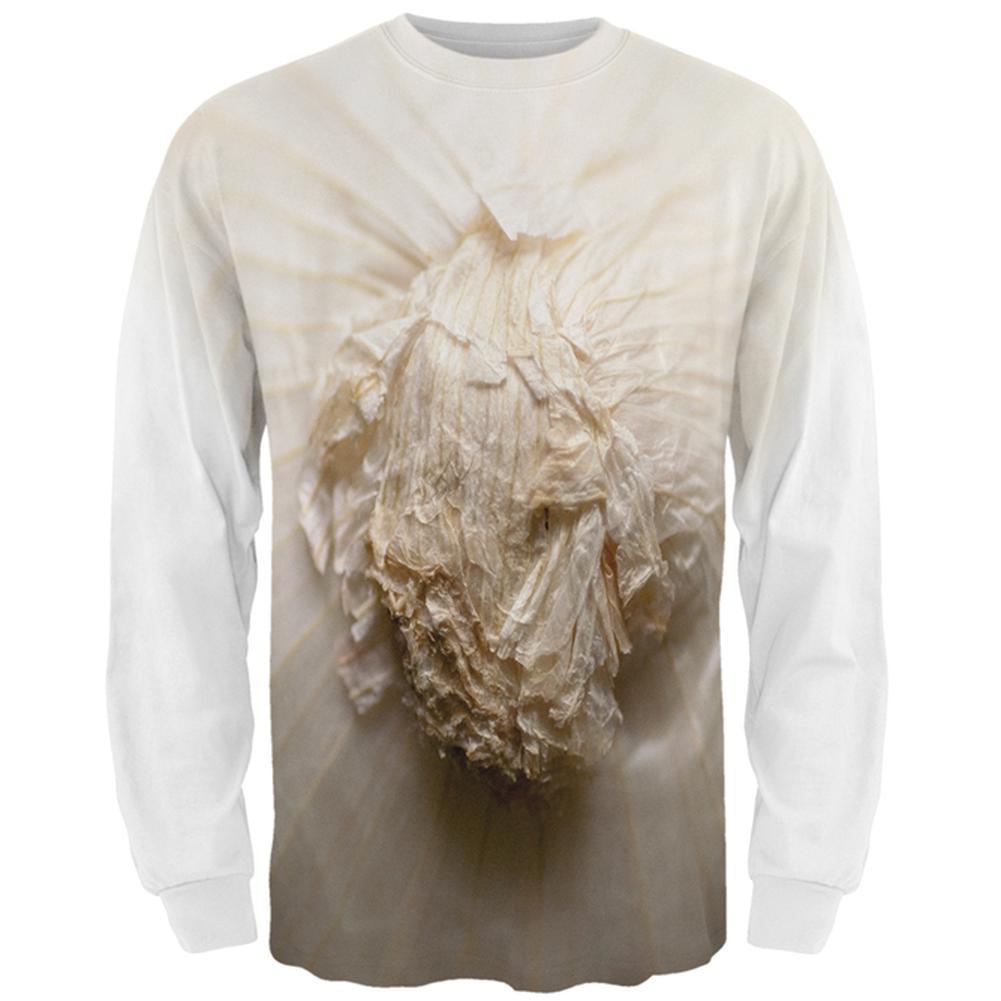 Halloween White Onion Costume All Over Mens Long Sleeve T Shirt
