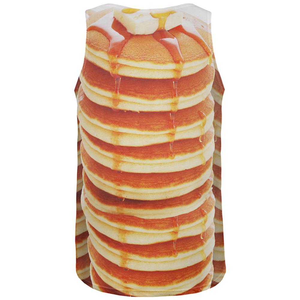 Halloween Pancakes and Syrup Breakfast Costume All Over Mens Tank Top