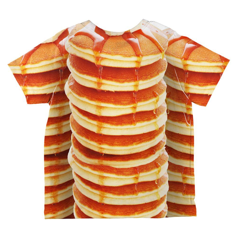 Halloween Pancakes and Syrup Breakfast Costume All Over Toddler T Shirt