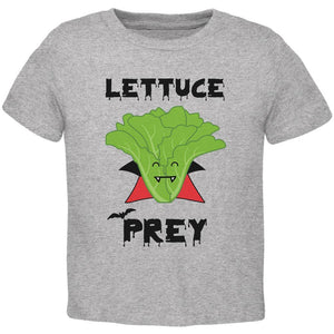 Halloween Vegetable Lettuce Let Us Prey Dracula Funny Youth T Shirt