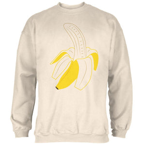 Halloween Fruit Peeled Banana Costume Mens Sweatshirt