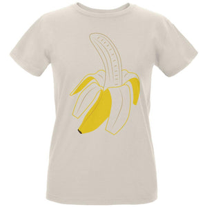 Halloween Fruit Peeled Banana Costume Womens Organic T Shirt