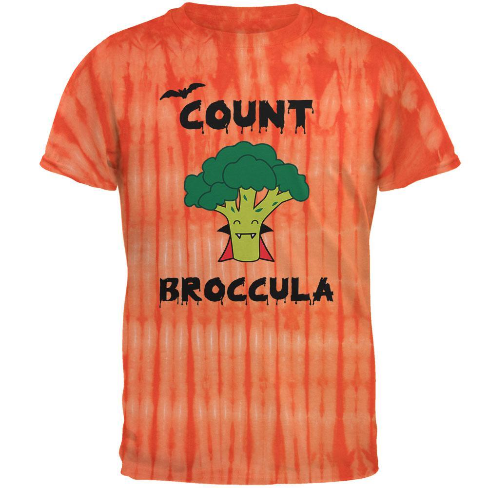 Halloween Vegetable Broccoli Count Broccula Dracula Funny Mens T Shirt