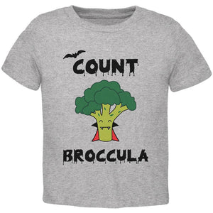 Halloween Vegetable Broccoli Count Broccula Dracula Funny Toddler T Shirt