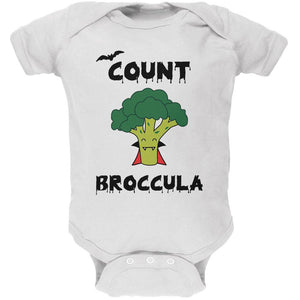 Halloween Vegetable Broccoli Count Broccula Dracula Soft Baby One Piece