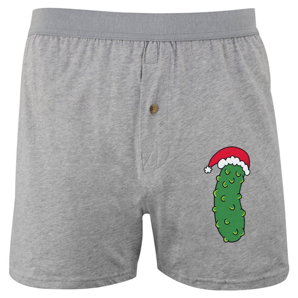 Christmas Pickle German Tradition Soft Knit Boxer