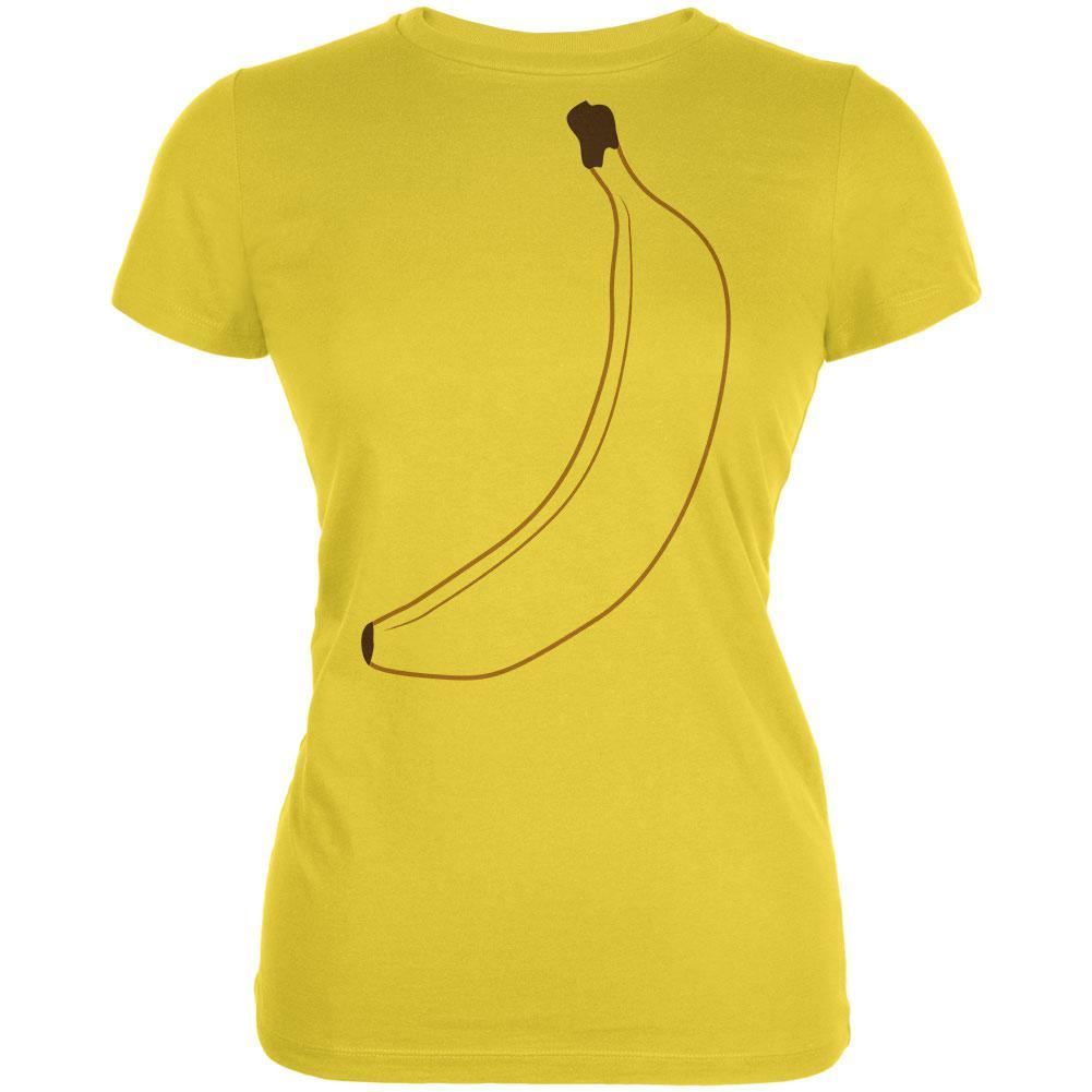 Halloween Fruit Banana Costume Juniors Soft T Shirt