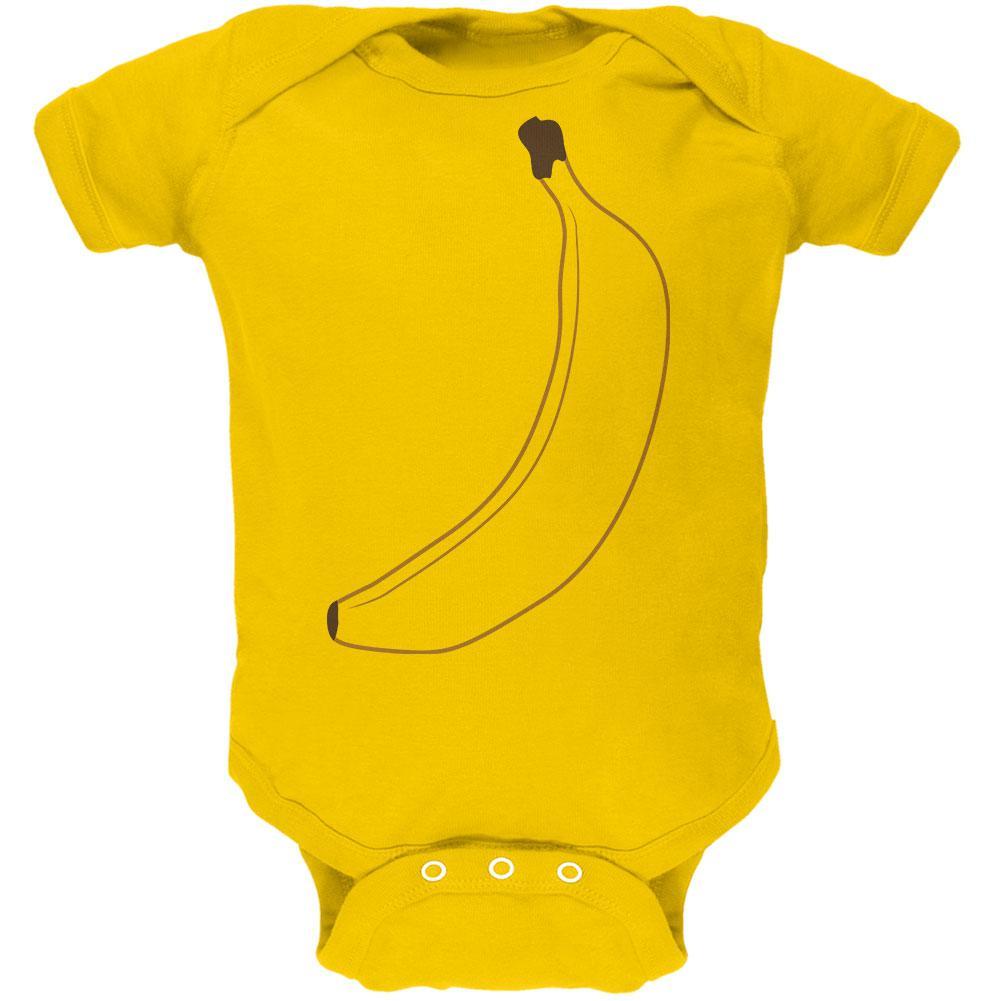 Halloween Fruit Banana Costume Soft Baby One Piece
