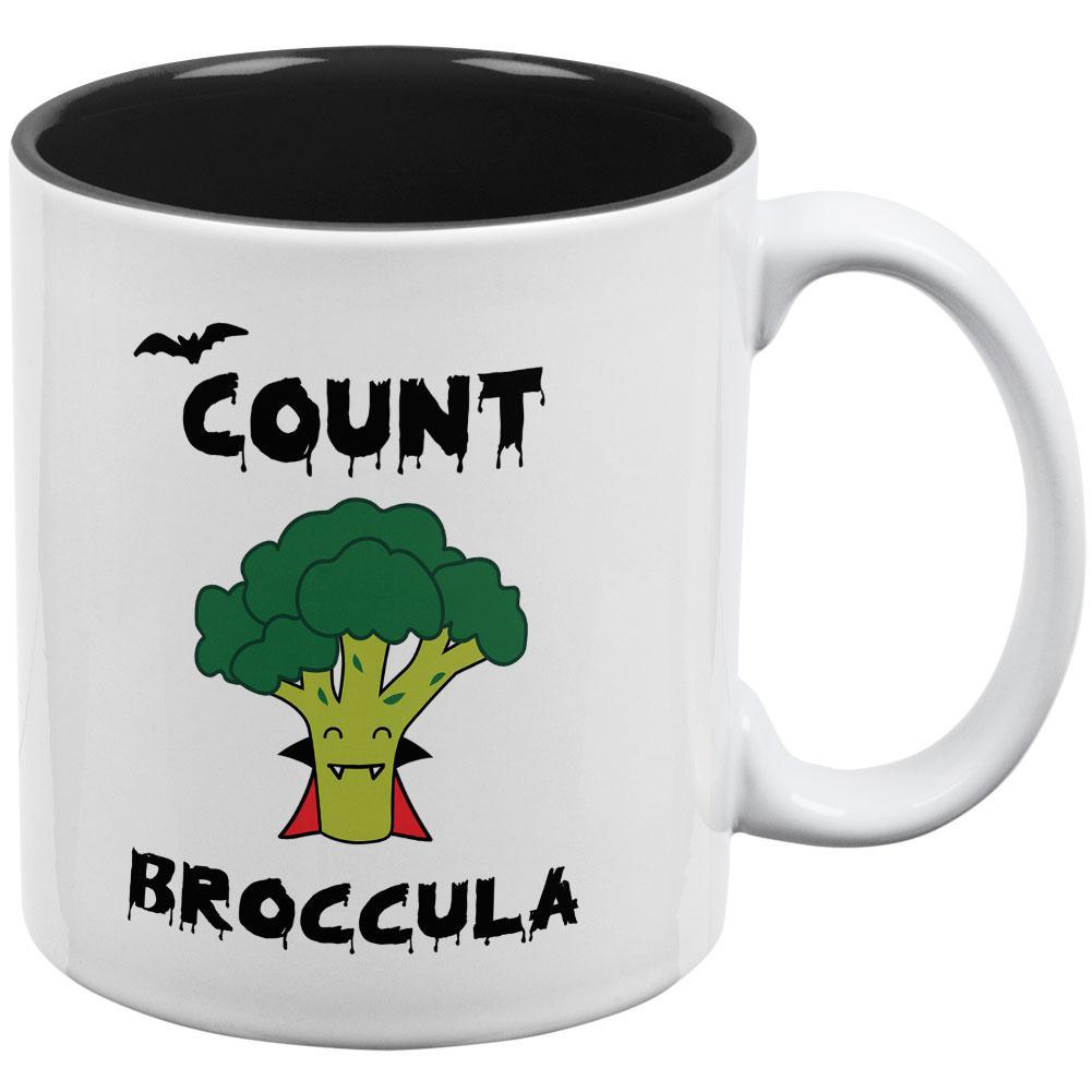 Halloween Broccoli Count Broccula Dracula All Over Coffee Mug