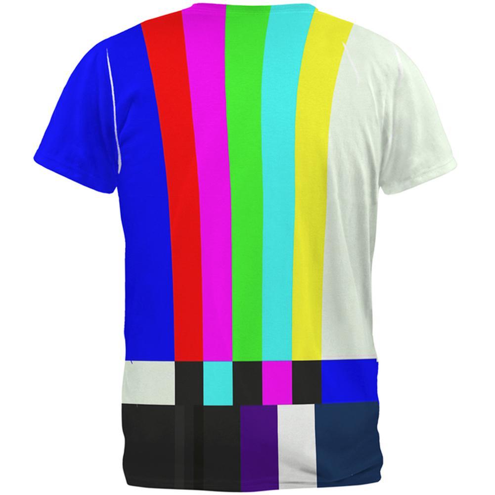 Halloween SMPTE Color Bars Late Night TV Costume All Over Mens T Shirt
