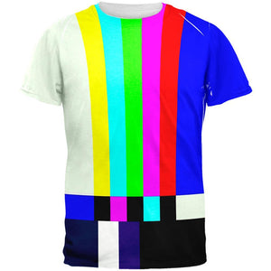 Halloween SMPTE Color Bars Late Night TV Costume All Over Mens T Shirt