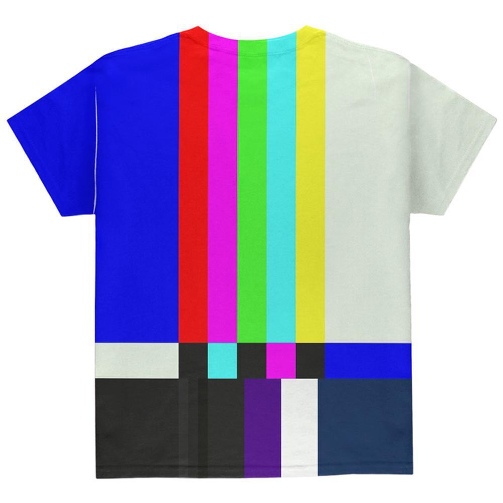 Halloween SMPTE Color Bars Late Night TV Costume All Over Youth T Shirt