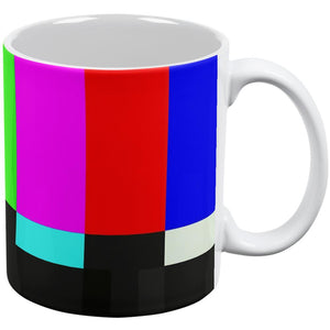 SMPTE Color Bars Late Night TV All Over Coffee Mug