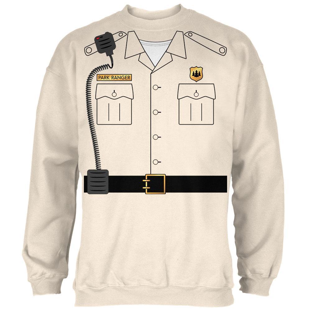 Halloween Forest Park Ranger Costume Mens Sweatshirt