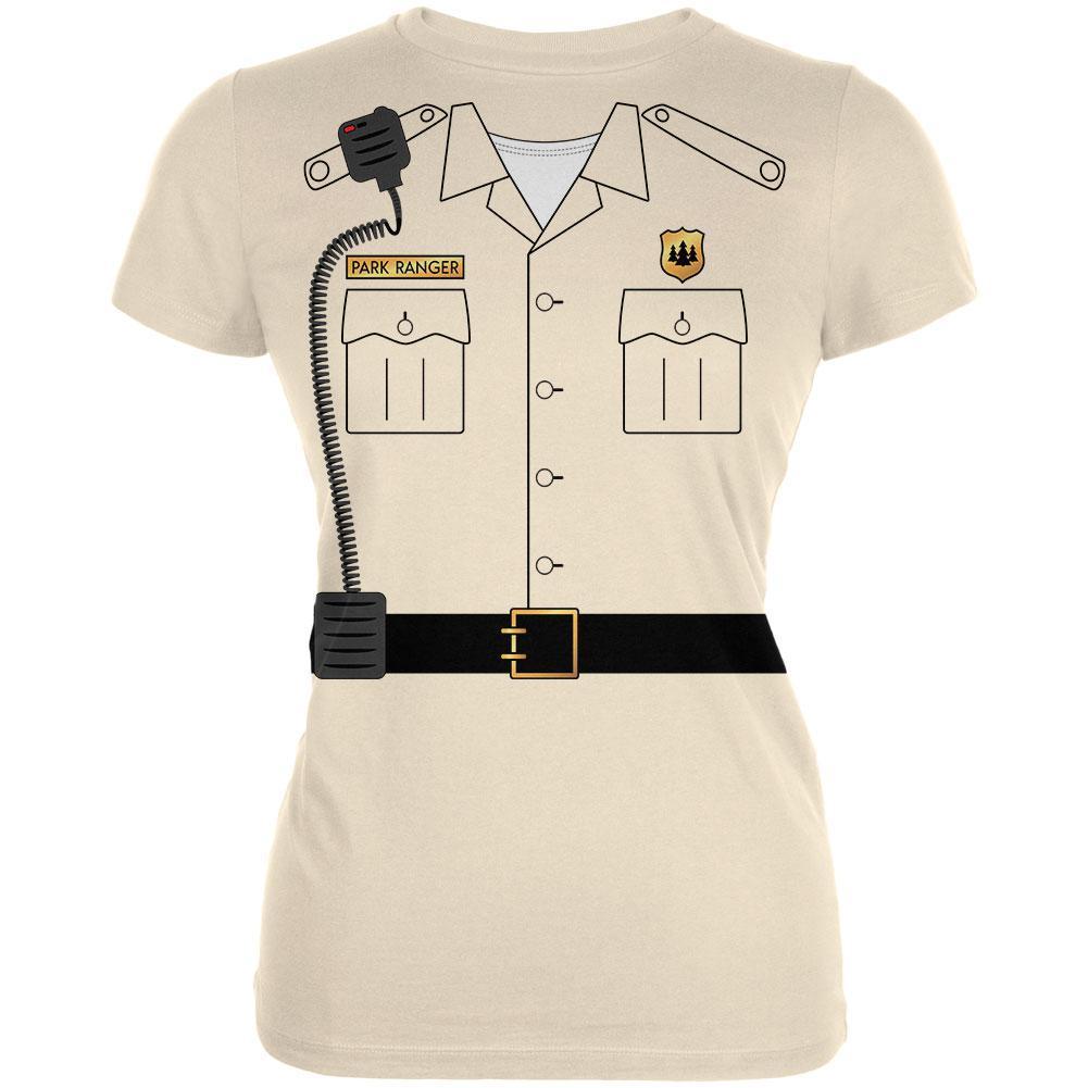 Halloween Forest Park Ranger Costume Juniors Soft T Shirt