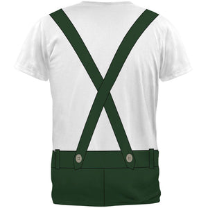 Halloween Lederhosen Yodelling Yodeller Costume Swiss All Over Mens T Shirt