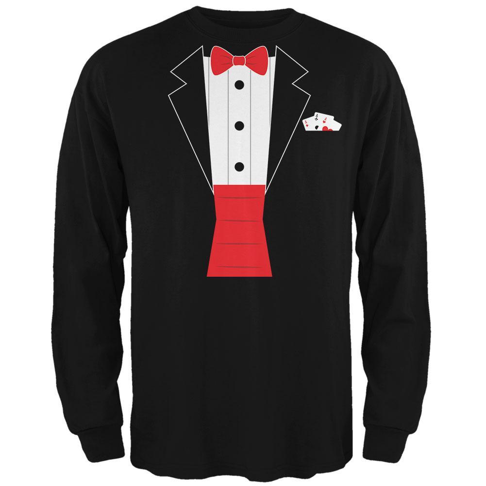 Halloween Magic Magician Costume Mens Long Sleeve T Shirt