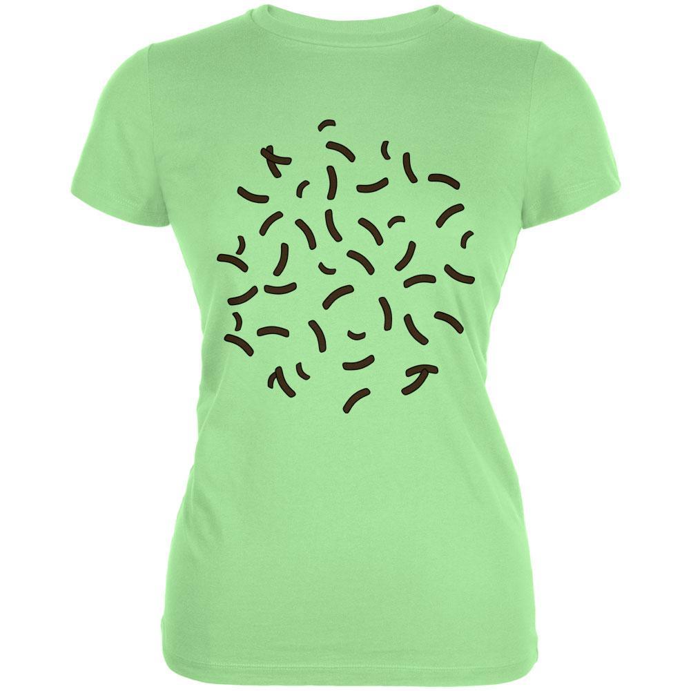 Halloween Mint Chocolate Chip Ice Cream Costume Juniors Soft T Shirt