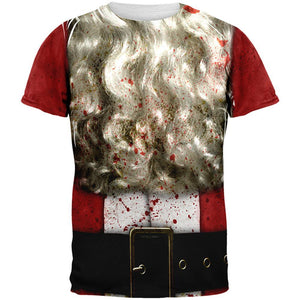 Christmas Zombie Attack Survivor Santa Costume All Over Mens T Shirt