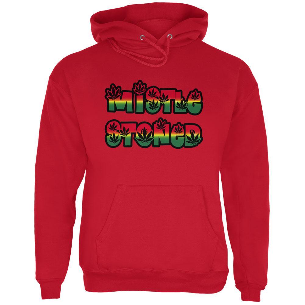 Christmas Mistlestoned Mistletoe Mens Hoodie