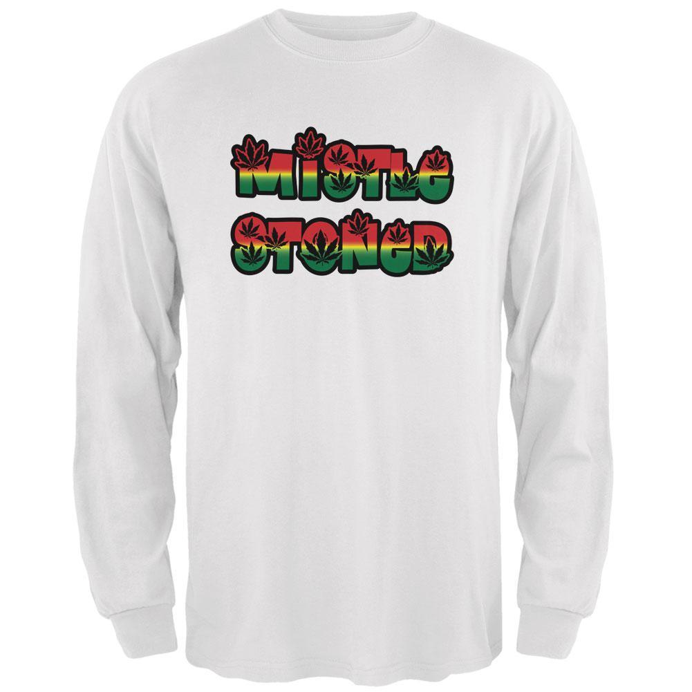 Christmas Mistlestoned Mistletoe Mens Long Sleeve T Shirt