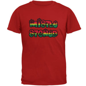 Christmas Mistlestoned Mistletoe Mens Soft T Shirt