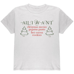 All I Want For Christmas Youth T Shirt