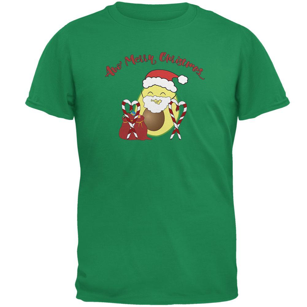 Avo Have A Merry Christmas Avocado Cute Funny Pun Mens T Shirt