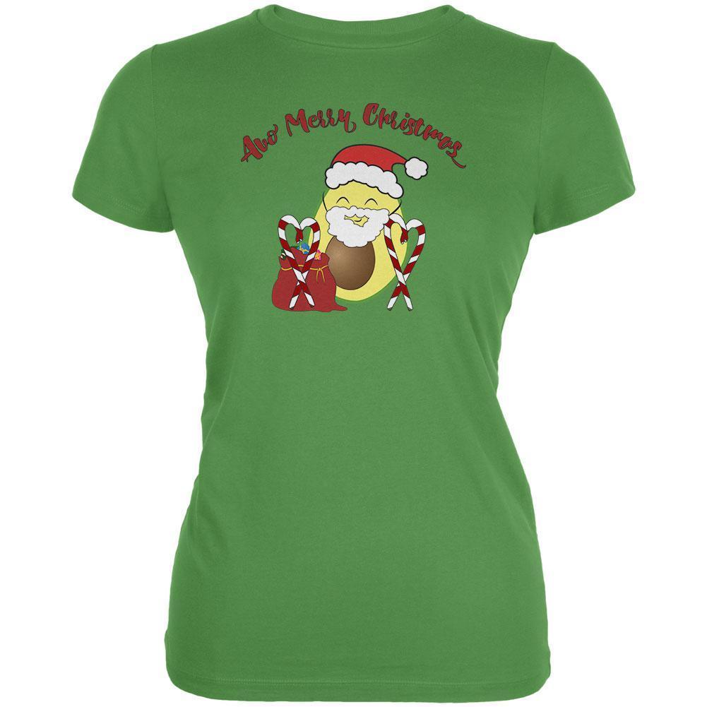 Avo Have A Merry Christmas Avocado Cute Funny Pun Juniors Soft T Shirt