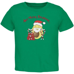 Avo Have A Merry Christmas Avocado Cute Funny Pun Toddler T Shirt