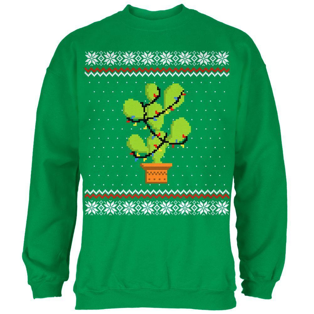 Cactus Prickly Pear Tree Ugly Christmas Sweater Mens Sweatshirt