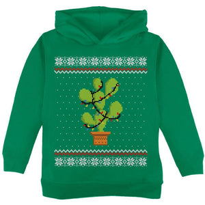 Cactus Prickly Pear Tree Ugly Christmas Sweater Toddler Hoodie