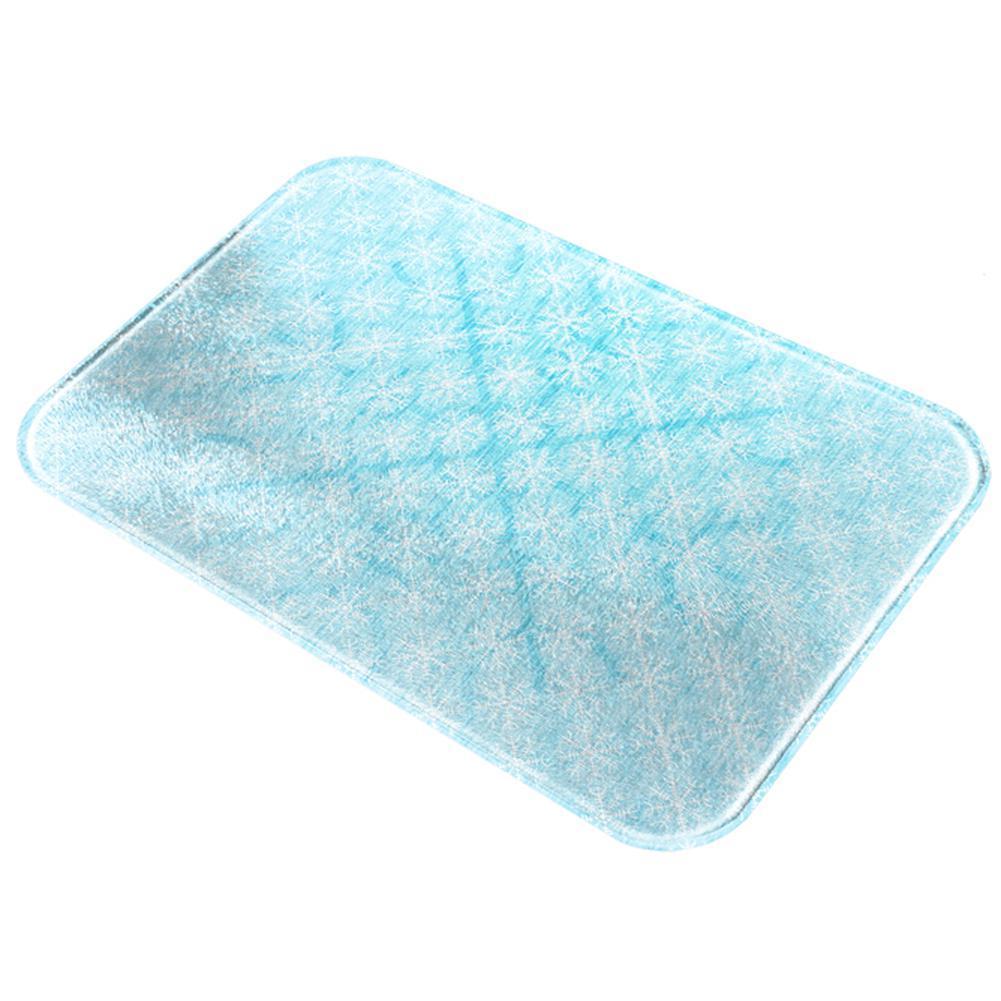 Christmas Viking Helm of Awe Snowflakes All Over Glass Cutting Board