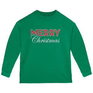 Holiday Merry Christmas Toddler Long Sleeve T Shirt