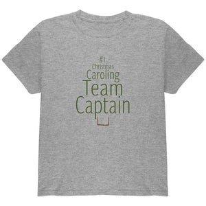 Number 1 Christmas Caroling Team Captain Youth T Shirt